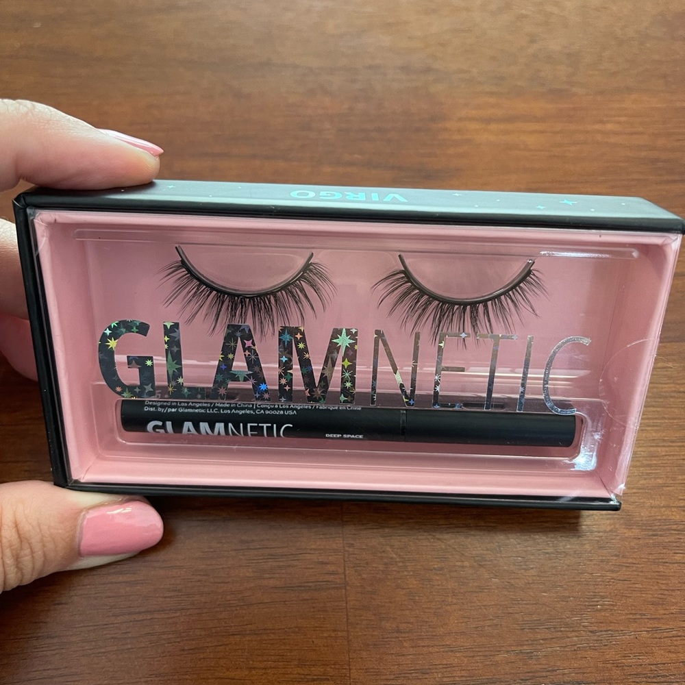 Glamnetic Eyelashes and Eyeliner